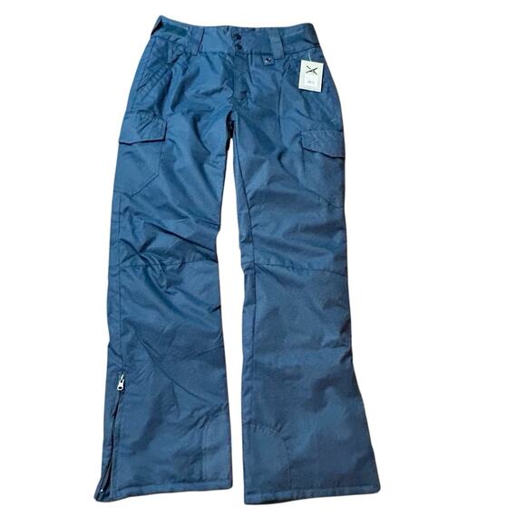 Arctix Woman’s Snow Sports Insulated Cargo Pants M8-10 (33 Inseam) -Charcoal NWT - Picture 1 of 12